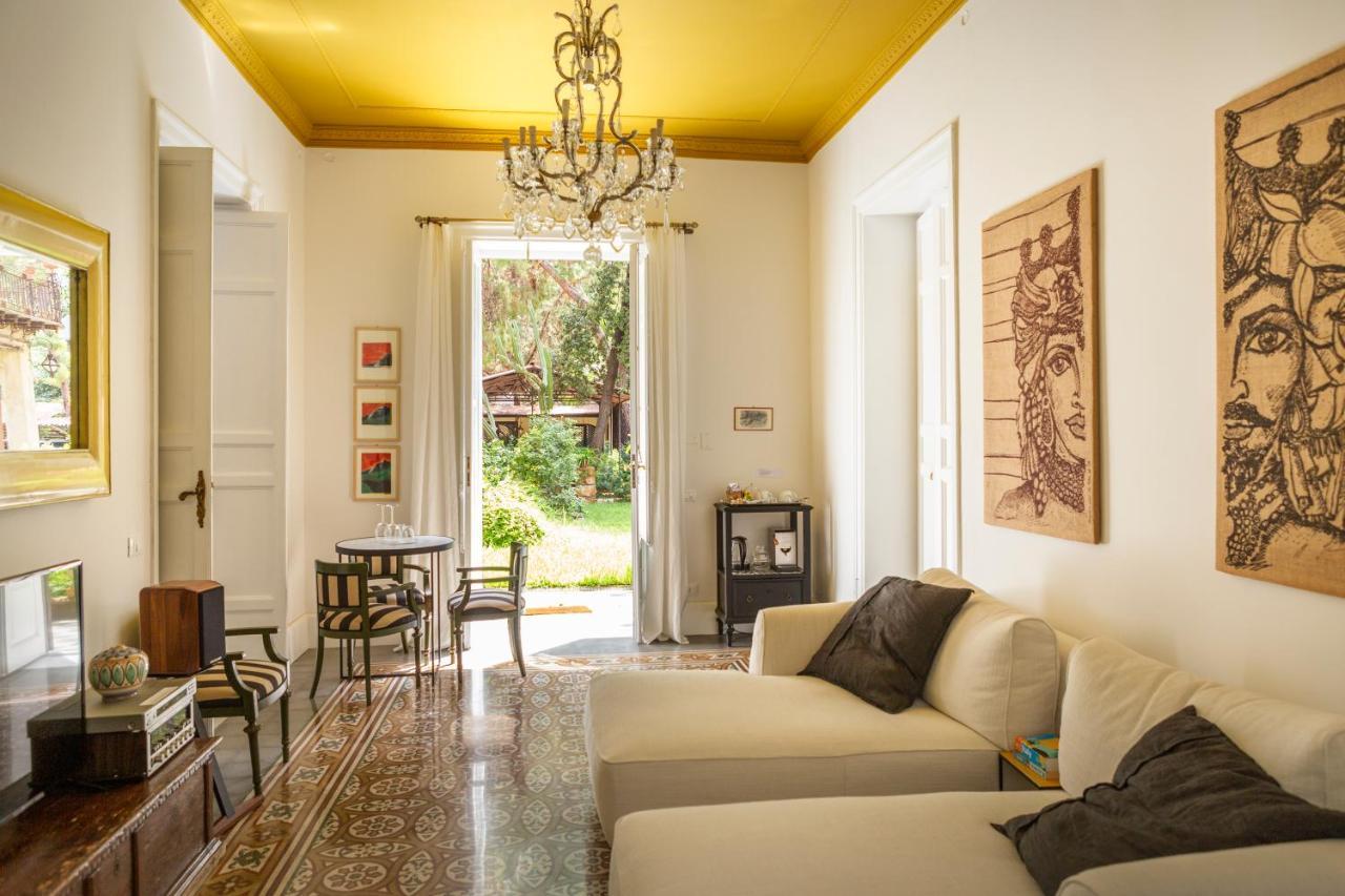 Garden Suite In Private Villa On Via Liberta 巴勒莫 外观 照片